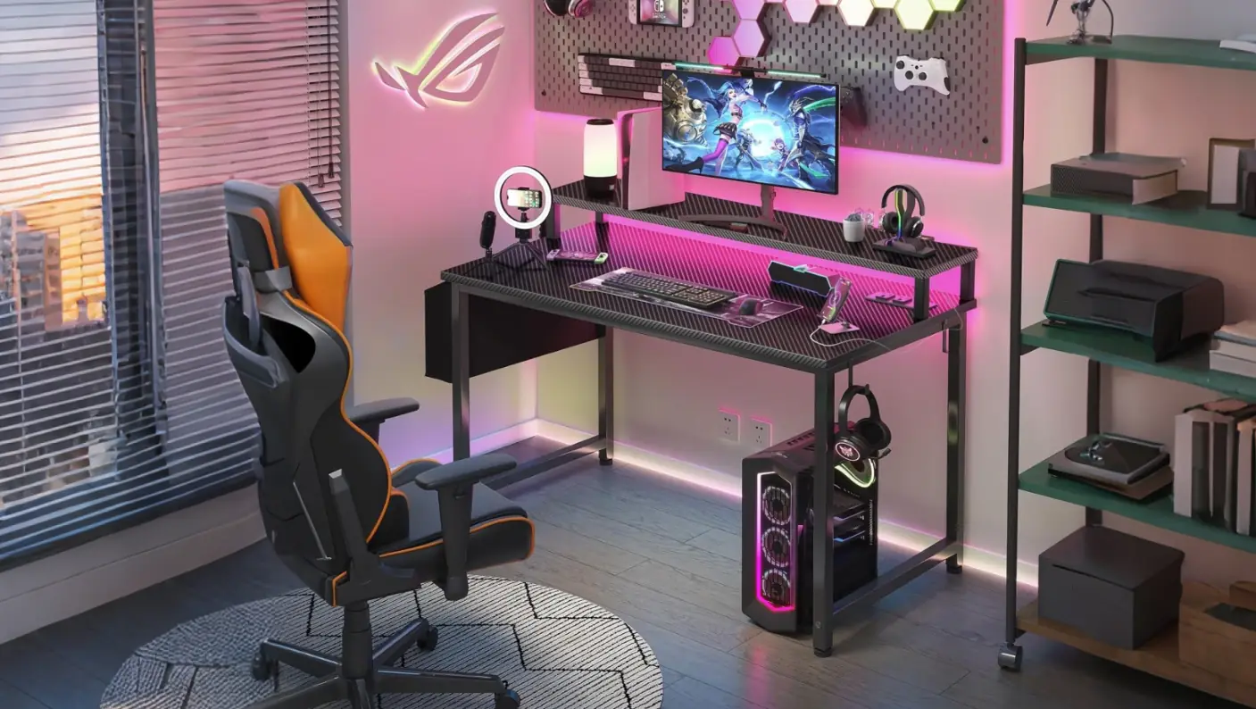 Gaming Desks with Built-in RGB