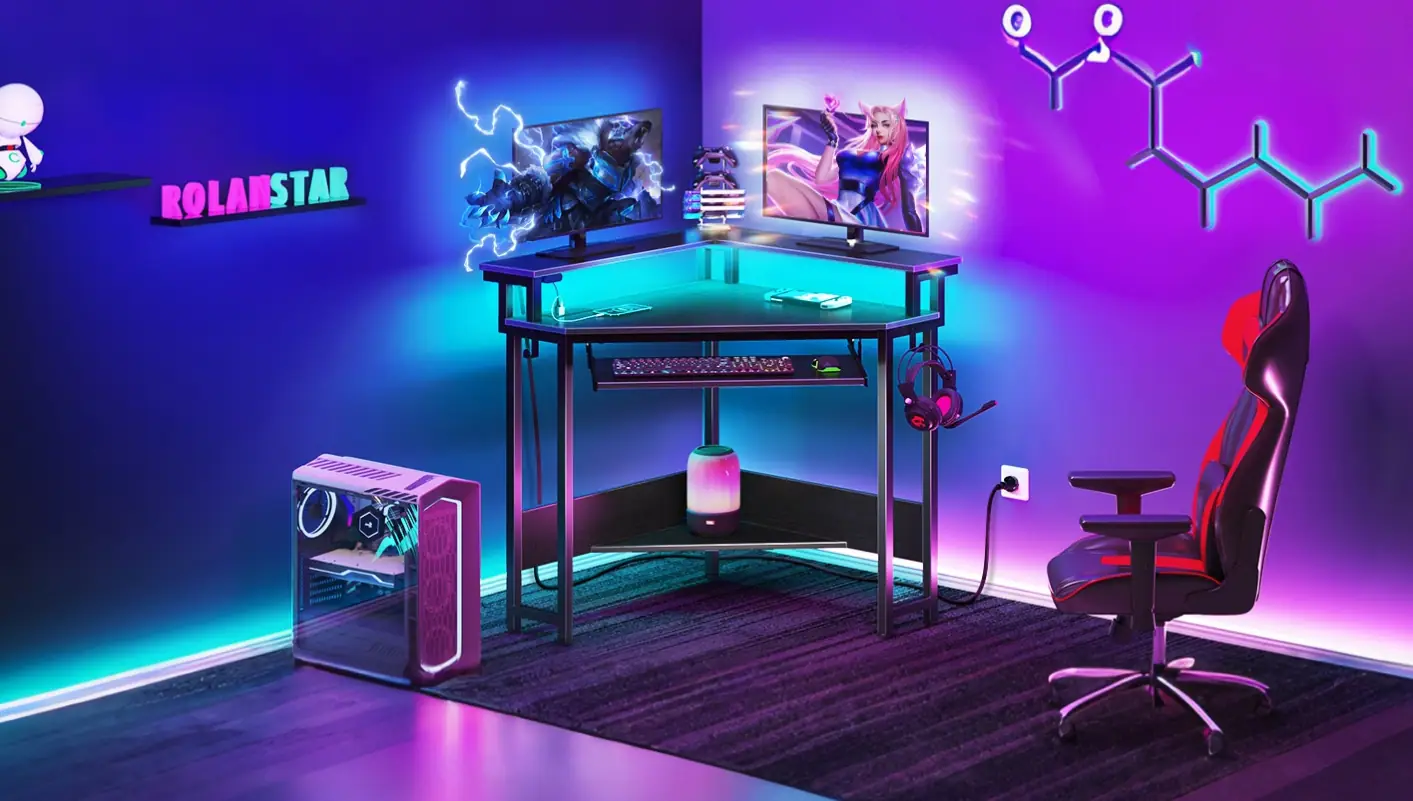 MODUGLE Home Office & Gaming LED furniture