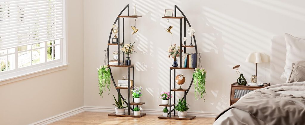 Plant Stand Indoor with Grow Lights detail