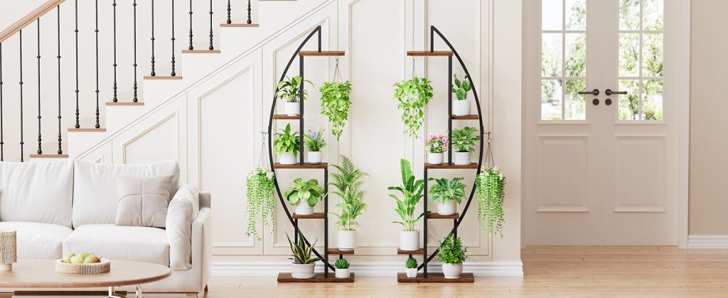 Plant Stand Indoor with Grow Lights detail