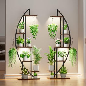 Plant Stand Indoor with Grow Lights