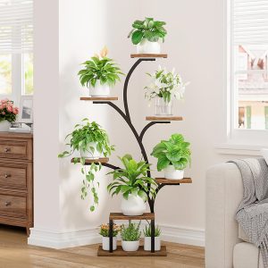 Plant Stand Indoor with Grow Lights
