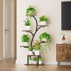 Plant Stand Indoor with Grow Lights