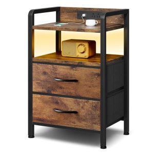 Night Stand Bedside Charger Bedroom