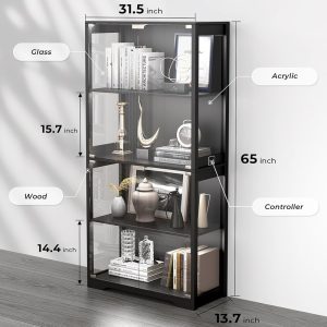 Display Cabinet with Glass Doors