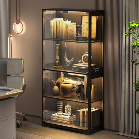 Display Cabinet with Glass Doors