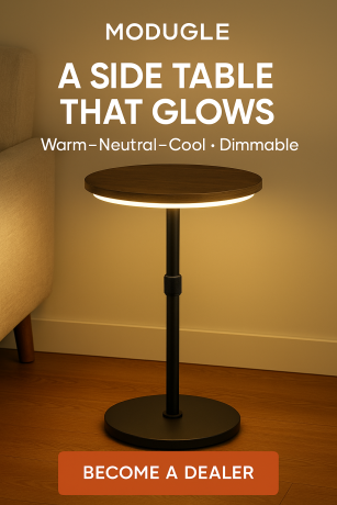 LED side table